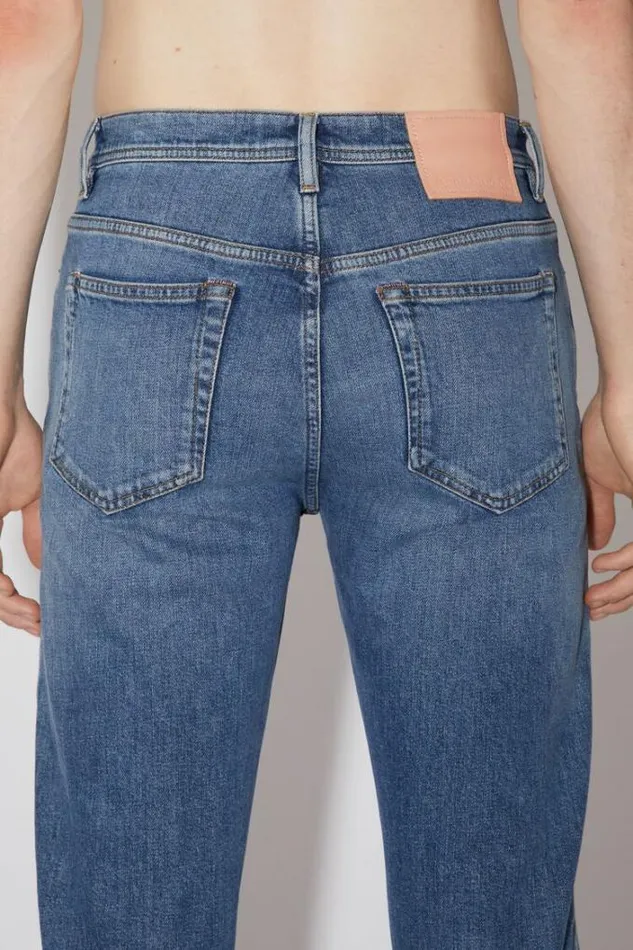 Acne Studios Jeans Man Slim Fit Jeans 8211 River Mid Blue