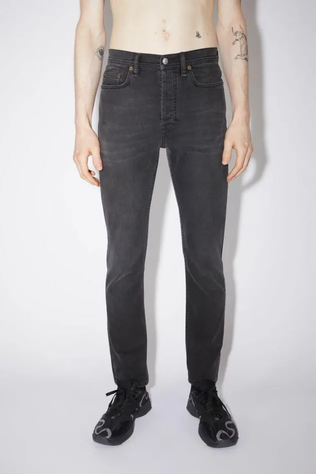 Acne Studios Jeans Man Slim Fit Jeans 8211 River Used Black