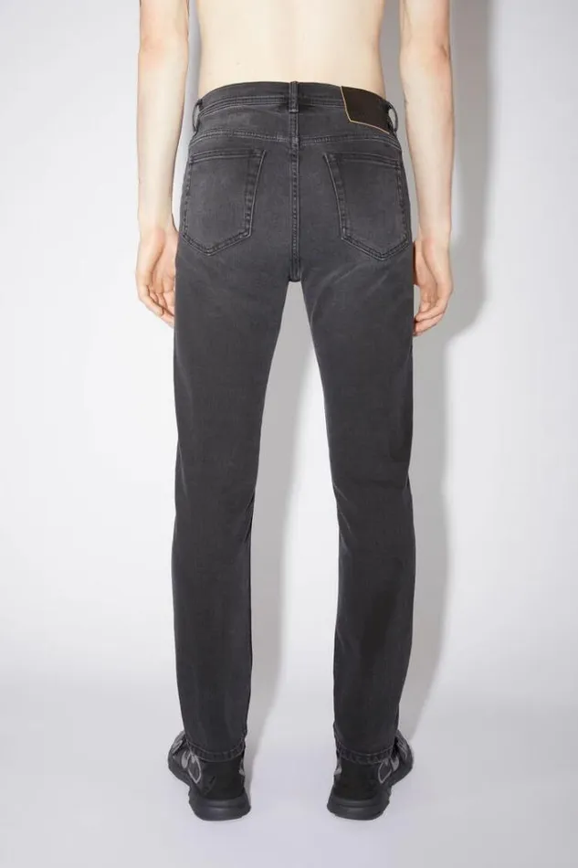 Acne Studios Jeans Man Slim Fit Jeans 8211 River Used Black