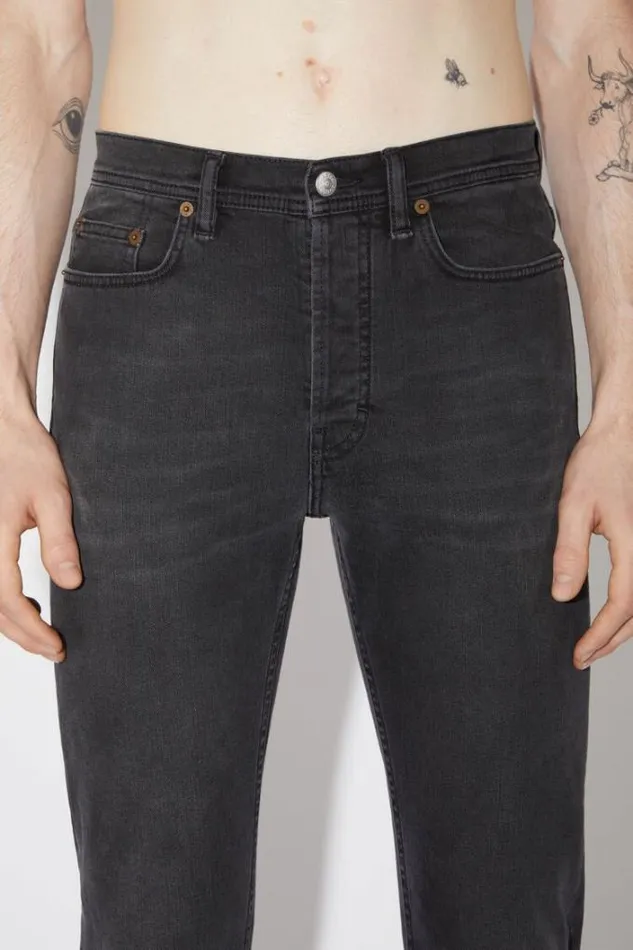 Acne Studios Jeans Man Slim Fit Jeans 8211 River Used Black