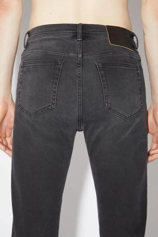 Acne Studios Jeans Man Slim Fit Jeans 8211 River Used Black