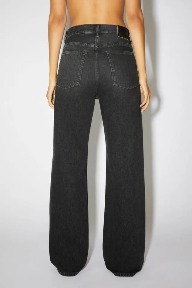 Acne Studios Jeans Woman Loose Fit Jeans 8211 2021 Black