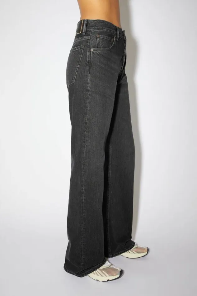 Acne Studios Jeans Woman Loose Fit Jeans 8211 2021 Black