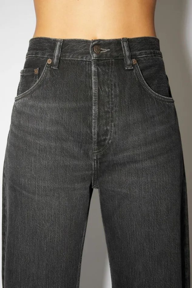 Acne Studios Jeans Woman Loose Fit Jeans 8211 2021 Black