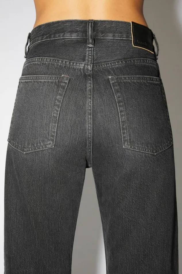 Acne Studios Jeans Woman Loose Fit Jeans 8211 2021 Black