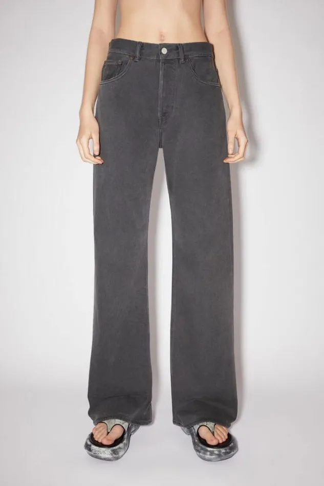 Acne Studios Jeans Woman Loose Fit Jeans 8211 2021 Dark Grey
