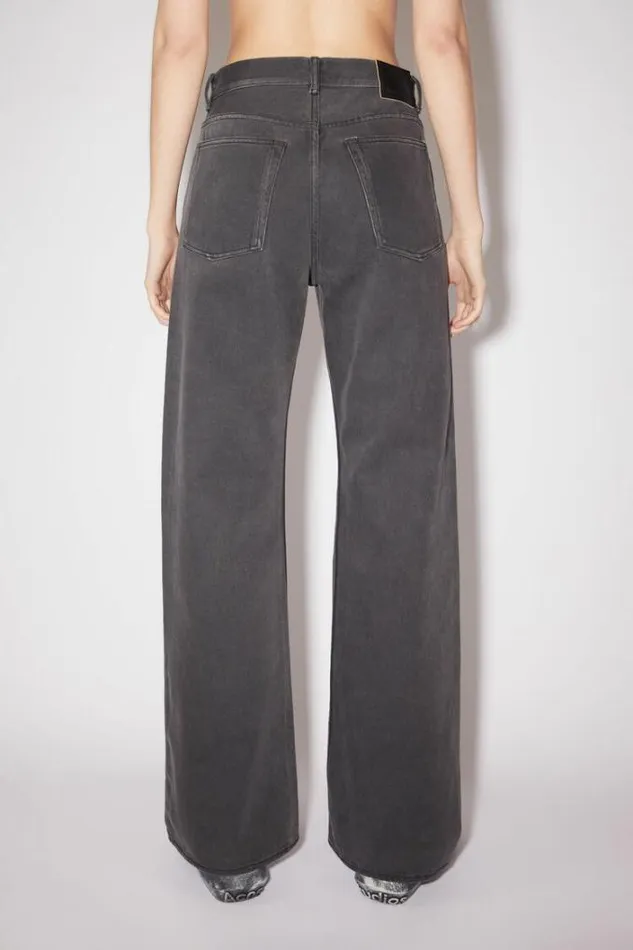 Acne Studios Jeans Woman Loose Fit Jeans 8211 2021 Dark Grey