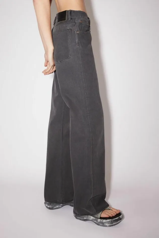 Acne Studios Jeans Woman Loose Fit Jeans 8211 2021 Dark Grey