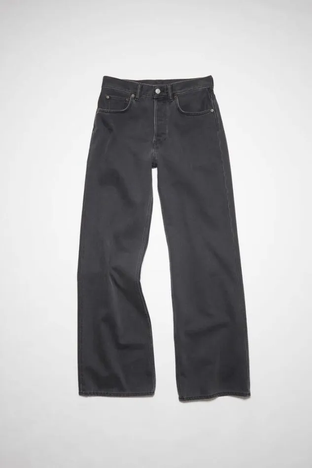 Acne Studios Jeans Woman Loose Fit Jeans 8211 2021 Dark Grey