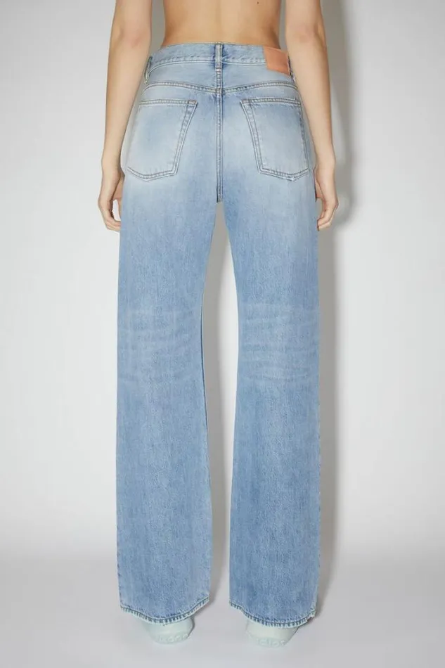 Acne Studios Jeans Woman Loose Fit Jeans 8211 2021 Light Blue