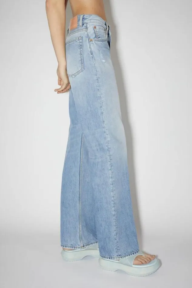Acne Studios Jeans Woman Loose Fit Jeans 8211 2021 Light Blue