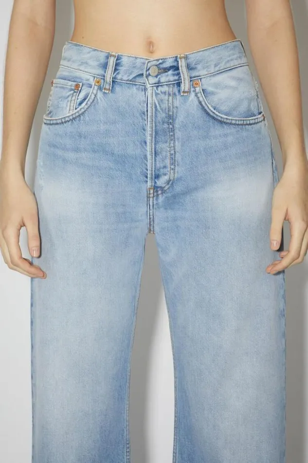 Acne Studios Jeans Woman Loose Fit Jeans 8211 2021 Light Blue