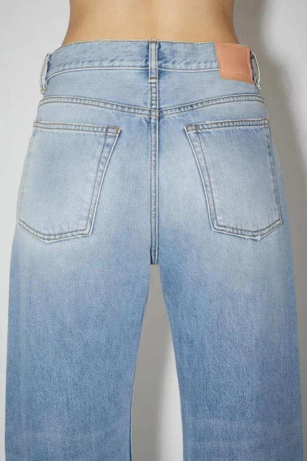 Acne Studios Jeans Woman Loose Fit Jeans 8211 2021 Light Blue