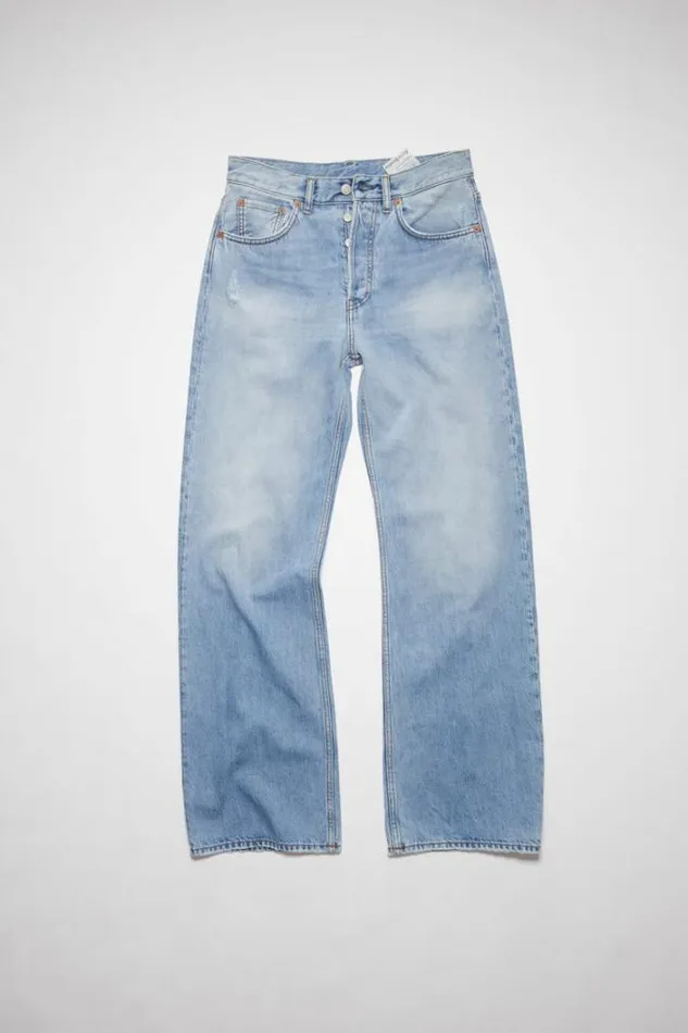 Acne Studios Jeans Woman Loose Fit Jeans 8211 2021 Light Blue