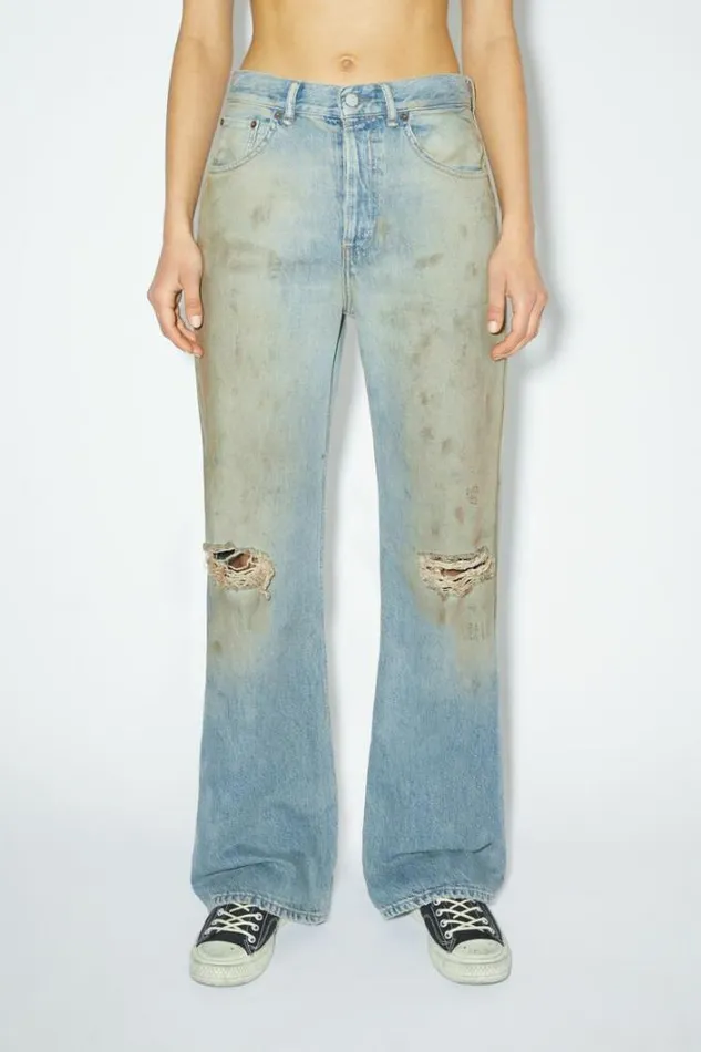 Acne Studios Jeans Woman Loose Fit Jeans 8211 2021 Mid Blue