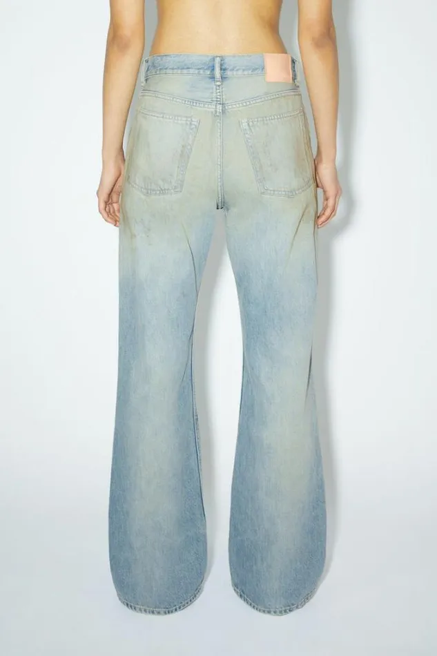 Acne Studios Jeans Woman Loose Fit Jeans 8211 2021 Mid Blue