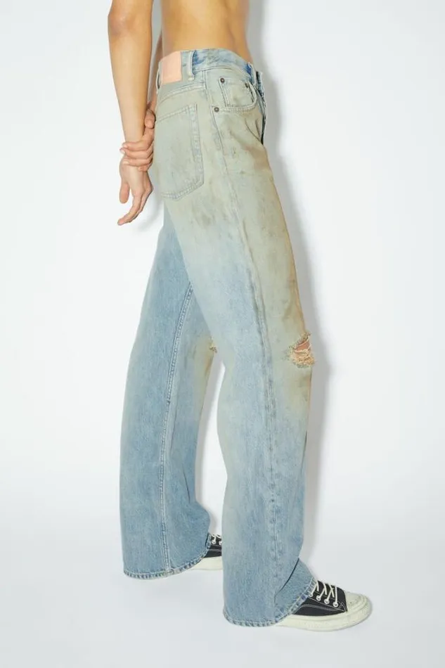 Acne Studios Jeans Woman Loose Fit Jeans 8211 2021 Mid Blue