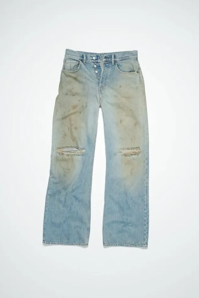 Acne Studios Jeans Woman Loose Fit Jeans 8211 2021 Mid Blue