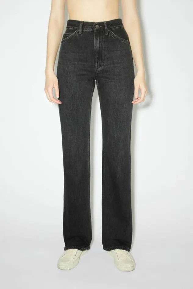 Acne Studios Jeans Woman Regular Fit Jeans 8211 1977 Black