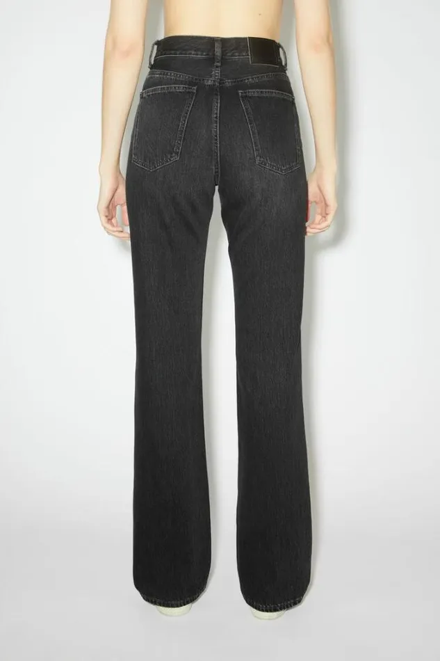 Acne Studios Jeans Woman Regular Fit Jeans 8211 1977 Black