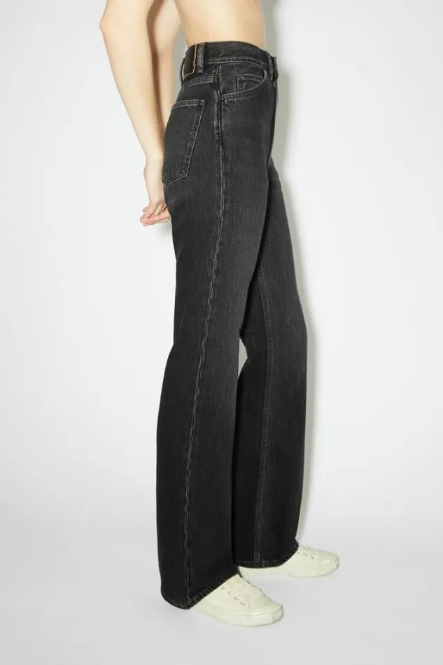 Acne Studios Jeans Woman Regular Fit Jeans 8211 1977 Black