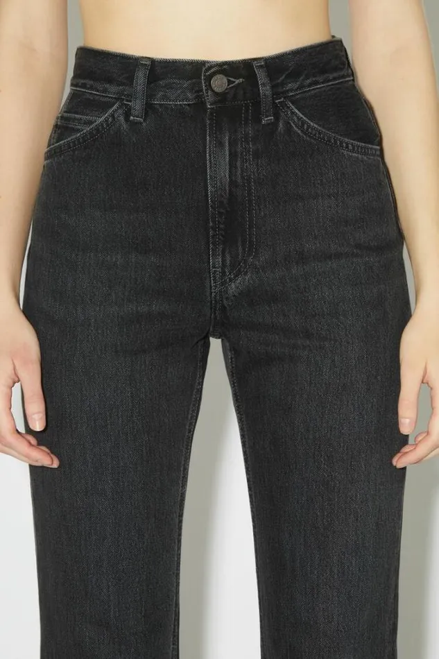 Acne Studios Jeans Woman Regular Fit Jeans 8211 1977 Black