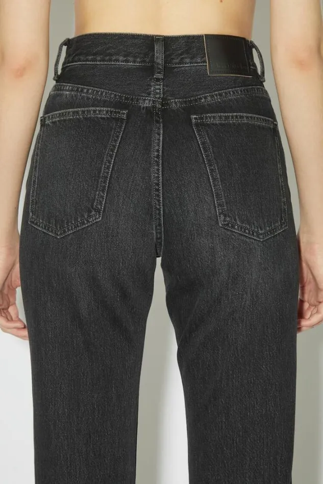 Acne Studios Jeans Woman Regular Fit Jeans 8211 1977 Black