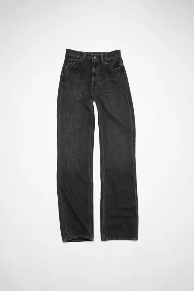Acne Studios Jeans Woman Regular Fit Jeans 8211 1977 Black