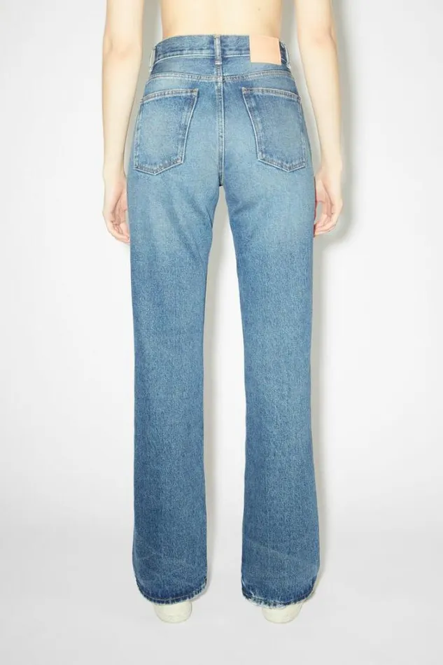 Acne Studios Jeans Woman Regular Fit Jeans 8211 1977 Mid Blue