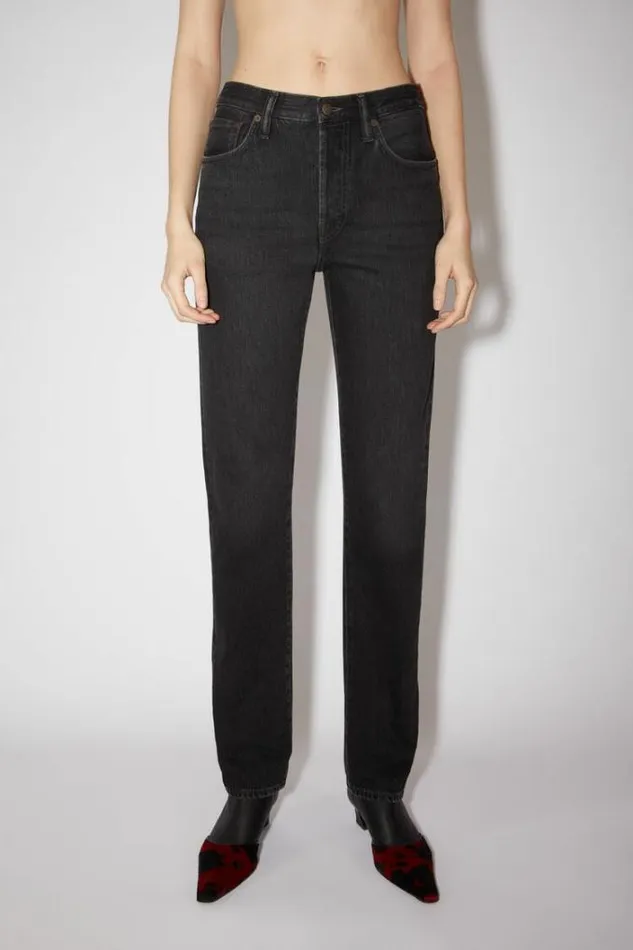 Acne Studios Jeans Woman Regular Fit Jeans 8211 1997 Black
