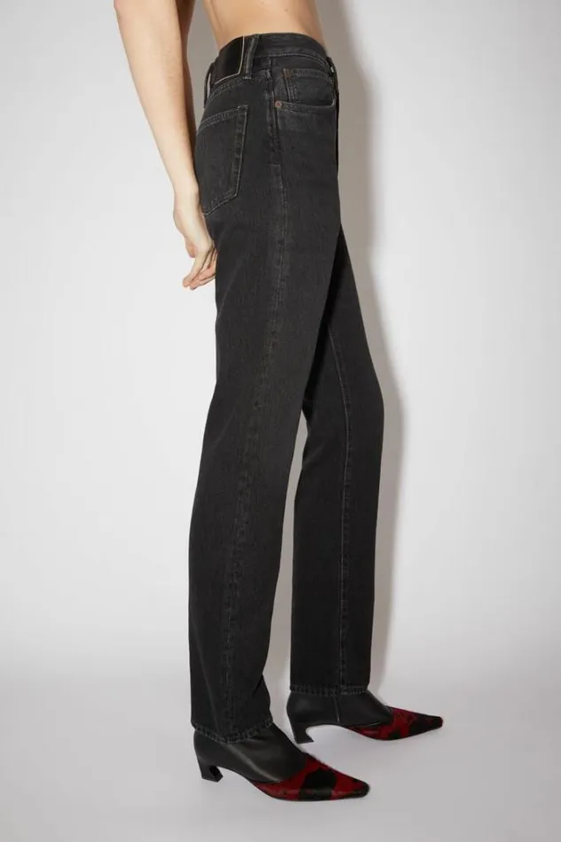 Acne Studios Jeans Woman Regular Fit Jeans 8211 1997 Black