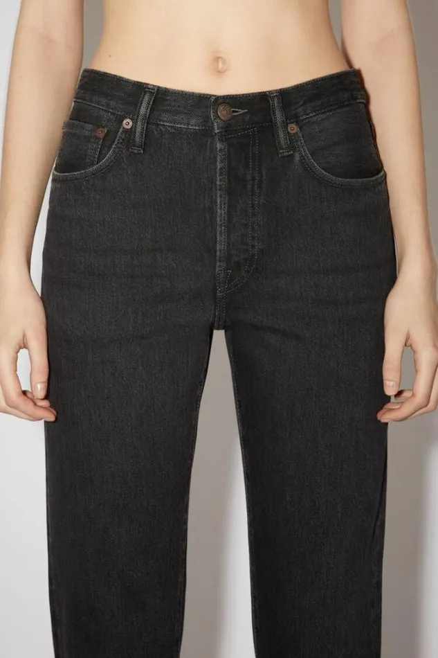 Acne Studios Jeans Woman Regular Fit Jeans 8211 1997 Black