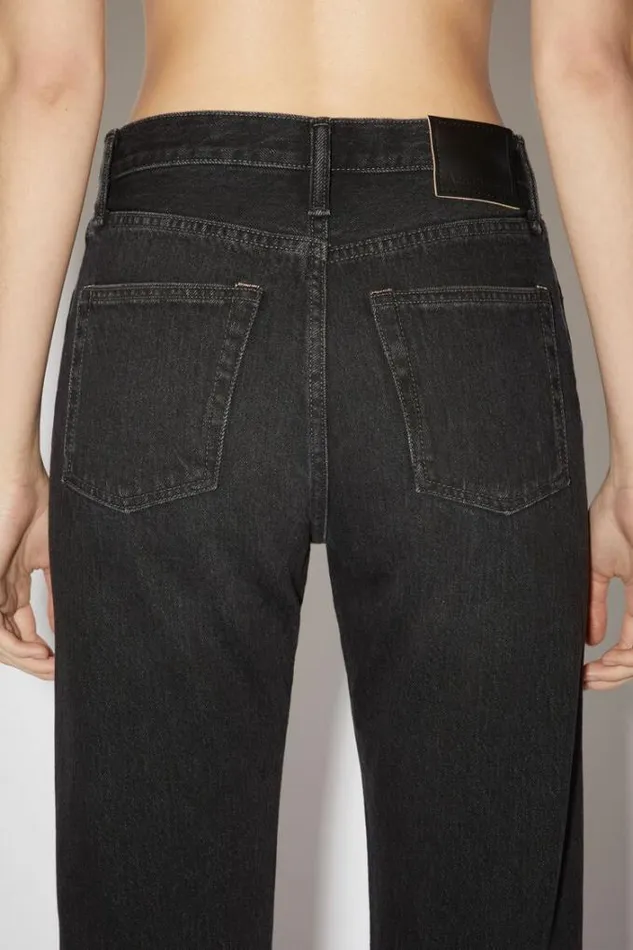 Acne Studios Jeans Woman Regular Fit Jeans 8211 1997 Black