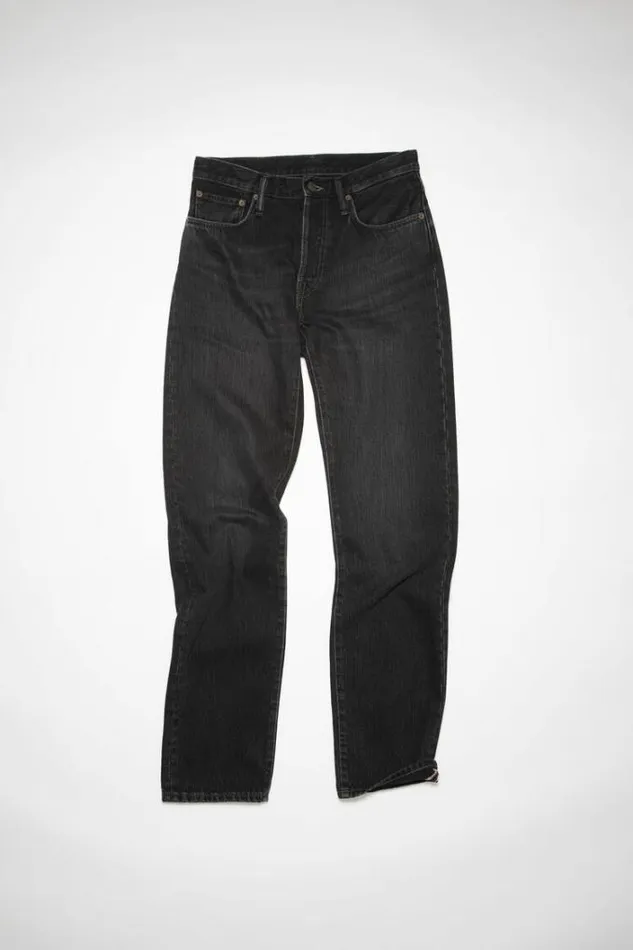 Acne Studios Jeans Woman Regular Fit Jeans 8211 1997 Black