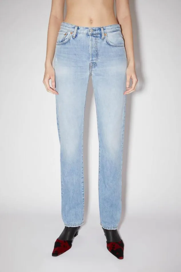 Acne Studios Jeans Woman Regular Fit Jeans 8211 1997 Light Blue