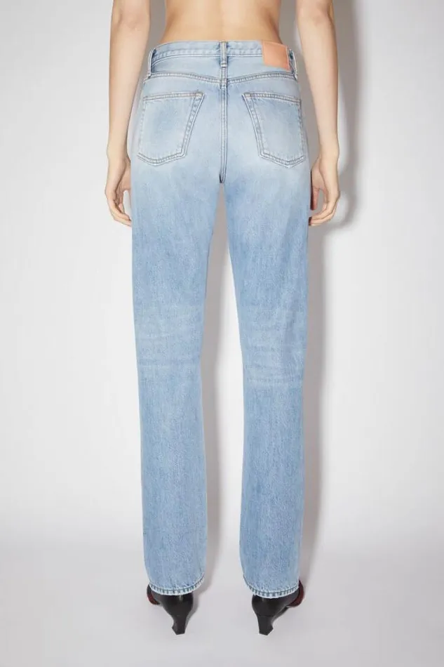 Acne Studios Jeans Woman Regular Fit Jeans 8211 1997 Light Blue