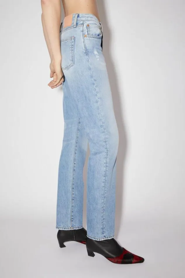 Acne Studios Jeans Woman Regular Fit Jeans 8211 1997 Light Blue