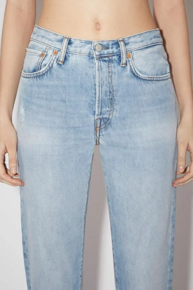 Acne Studios Jeans Woman Regular Fit Jeans 8211 1997 Light Blue