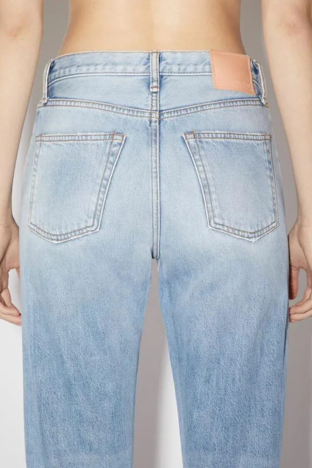 Acne Studios Jeans Woman Regular Fit Jeans 8211 1997 Light Blue