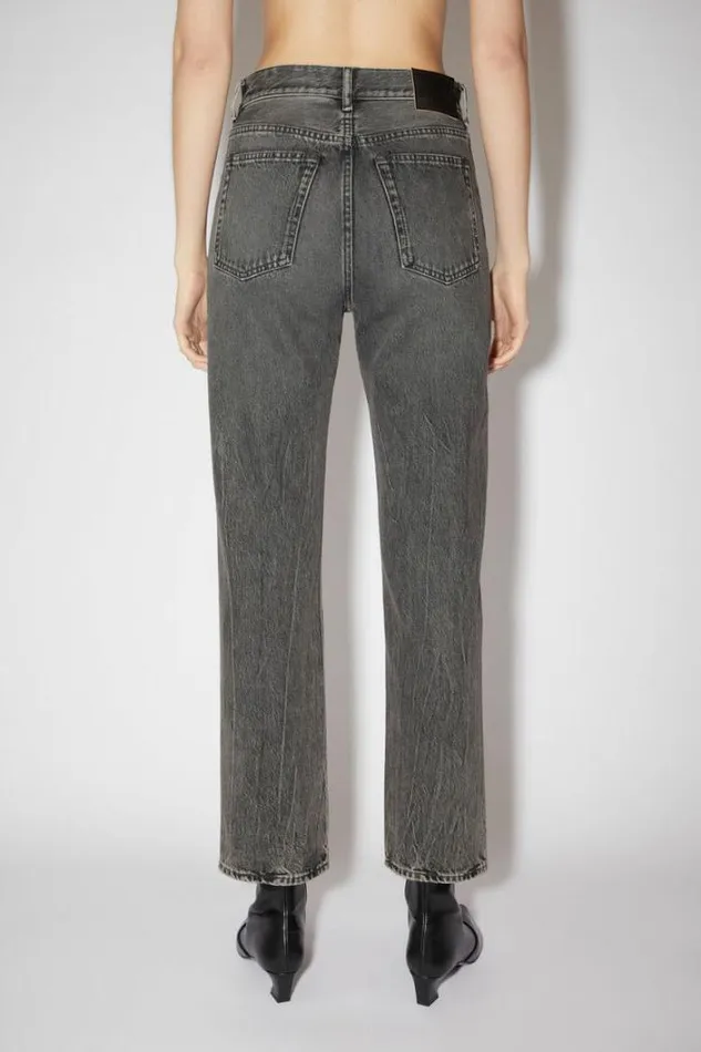 Acne Studios Jeans Woman Regular Fit Jeans 8211 Mece Ash Black
