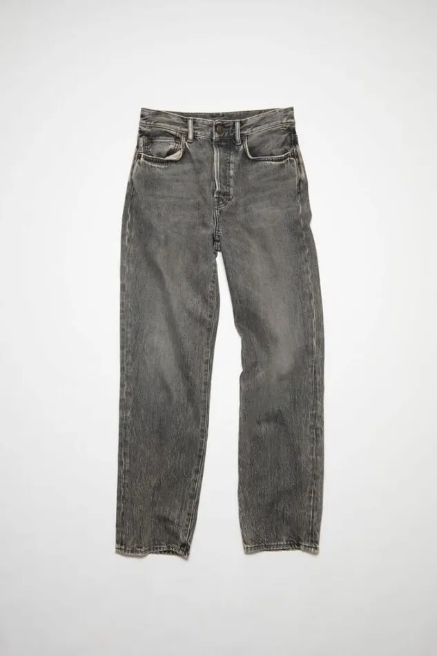 Acne Studios Jeans Woman Regular Fit Jeans 8211 Mece Ash Black