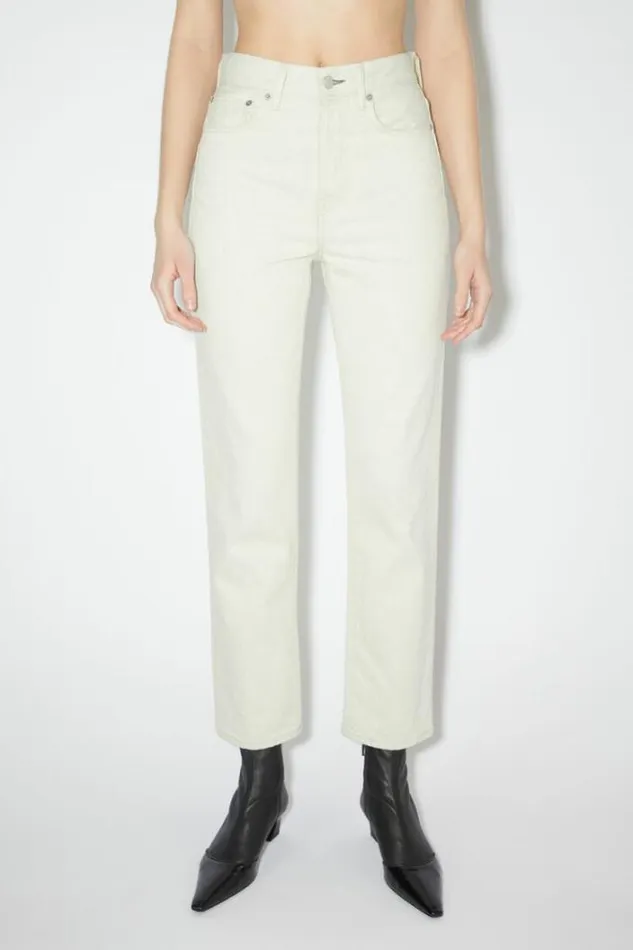 Acne Studios Jeans Woman Regular Fit Jeans 8211 Mece EcruEcru