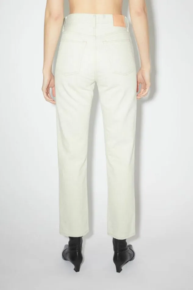Acne Studios Jeans Woman Regular Fit Jeans 8211 Mece EcruEcru