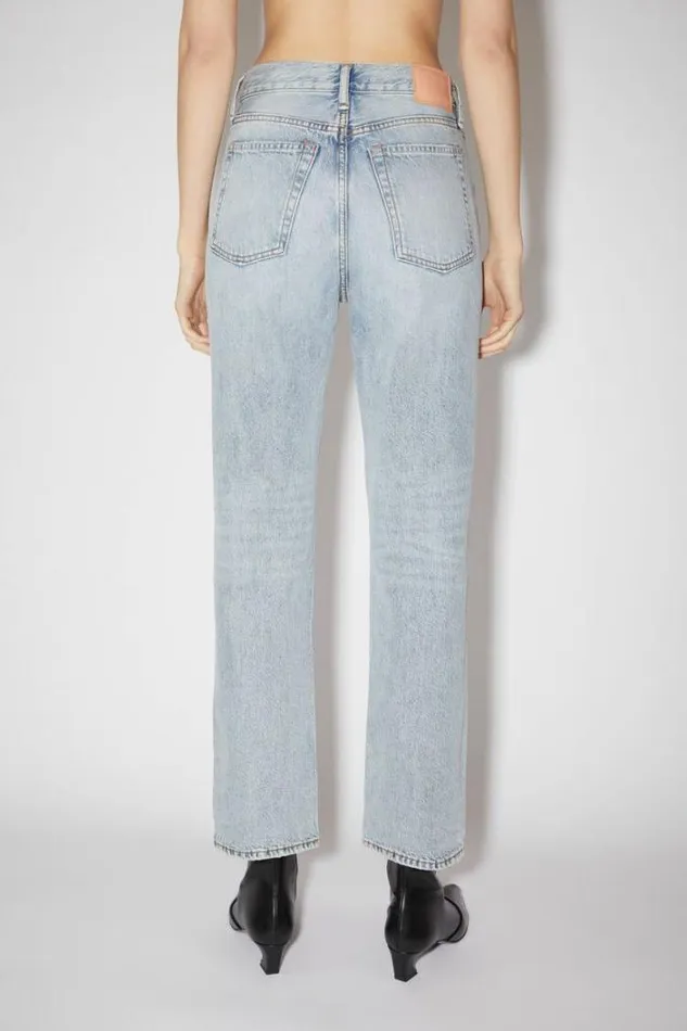 Acne Studios Jeans Woman Regular Fit Jeans 8211 Mece Light Blue