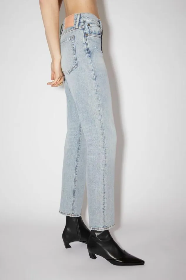 Acne Studios Jeans Woman Regular Fit Jeans 8211 Mece Light Blue