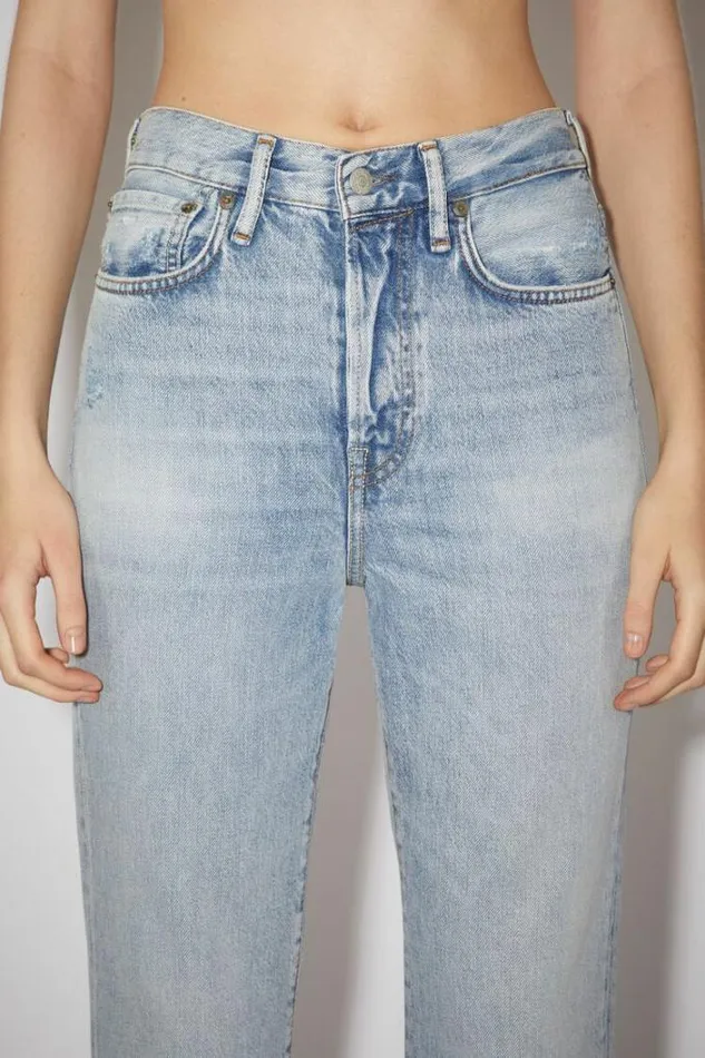 Acne Studios Jeans Woman Regular Fit Jeans 8211 Mece Light Blue