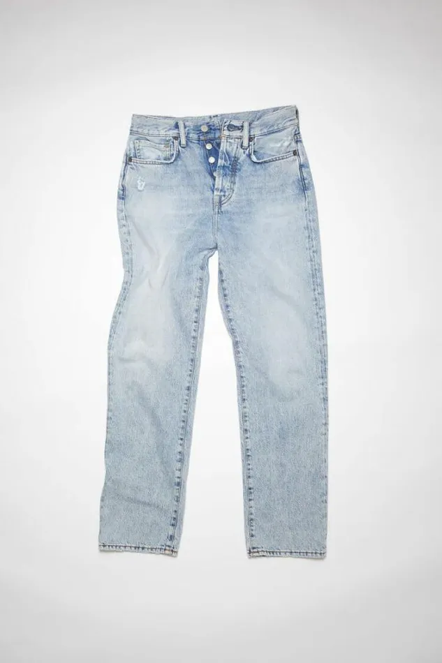 Acne Studios Jeans Woman Regular Fit Jeans 8211 Mece Light Blue