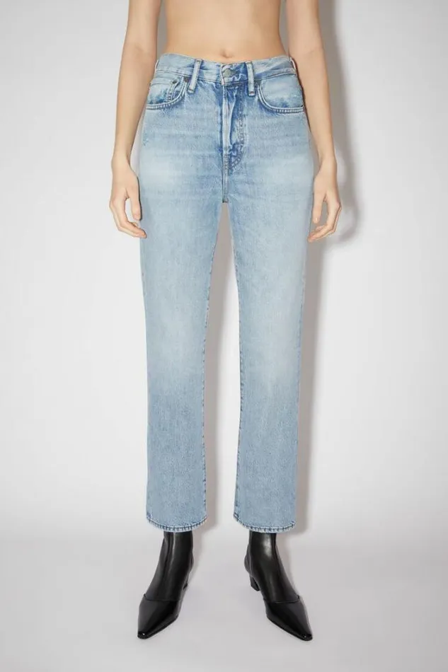 Acne Studios Jeans Woman Regular Fit Jeans 8211 Mece VintagePersonalise It Light Blue