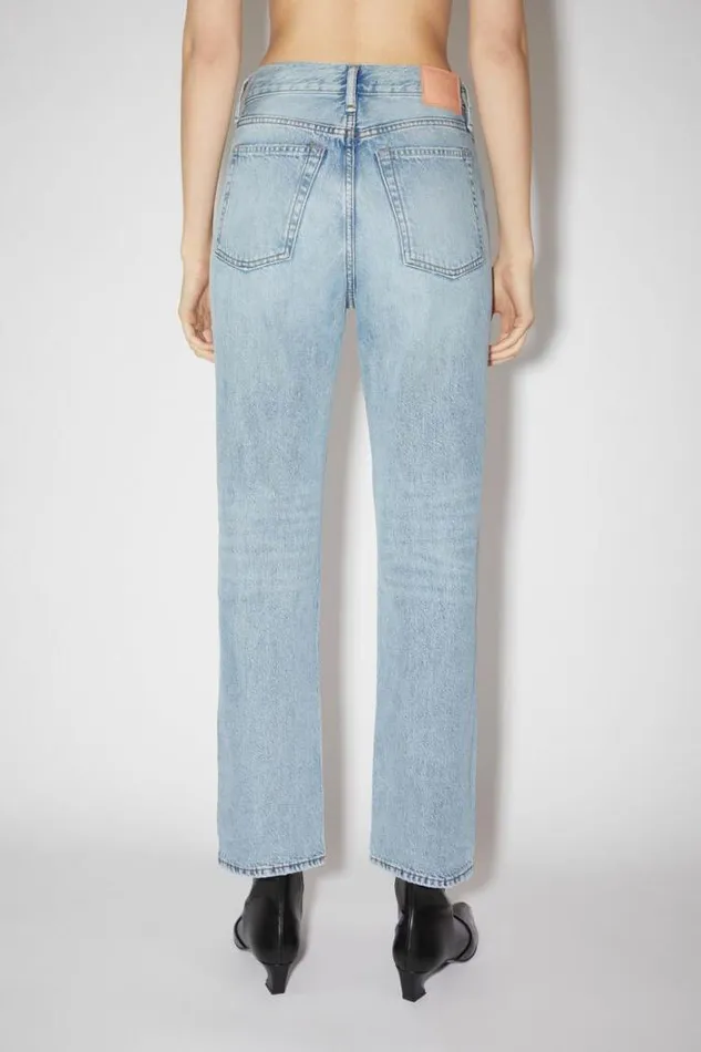 Acne Studios Jeans Woman Regular Fit Jeans 8211 Mece VintagePersonalise It Light Blue