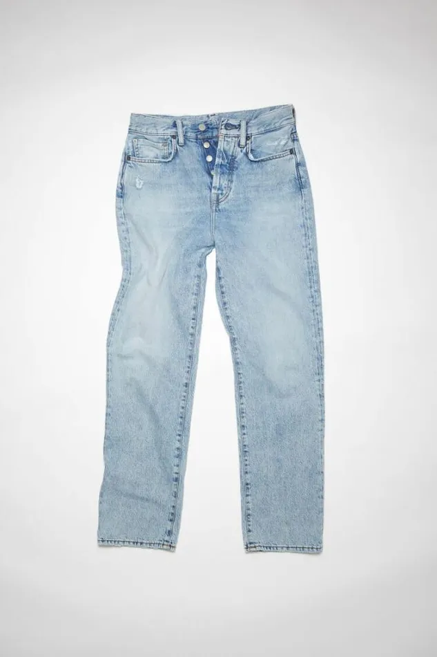 Acne Studios Jeans Woman Regular Fit Jeans 8211 Mece VintagePersonalise It Light Blue